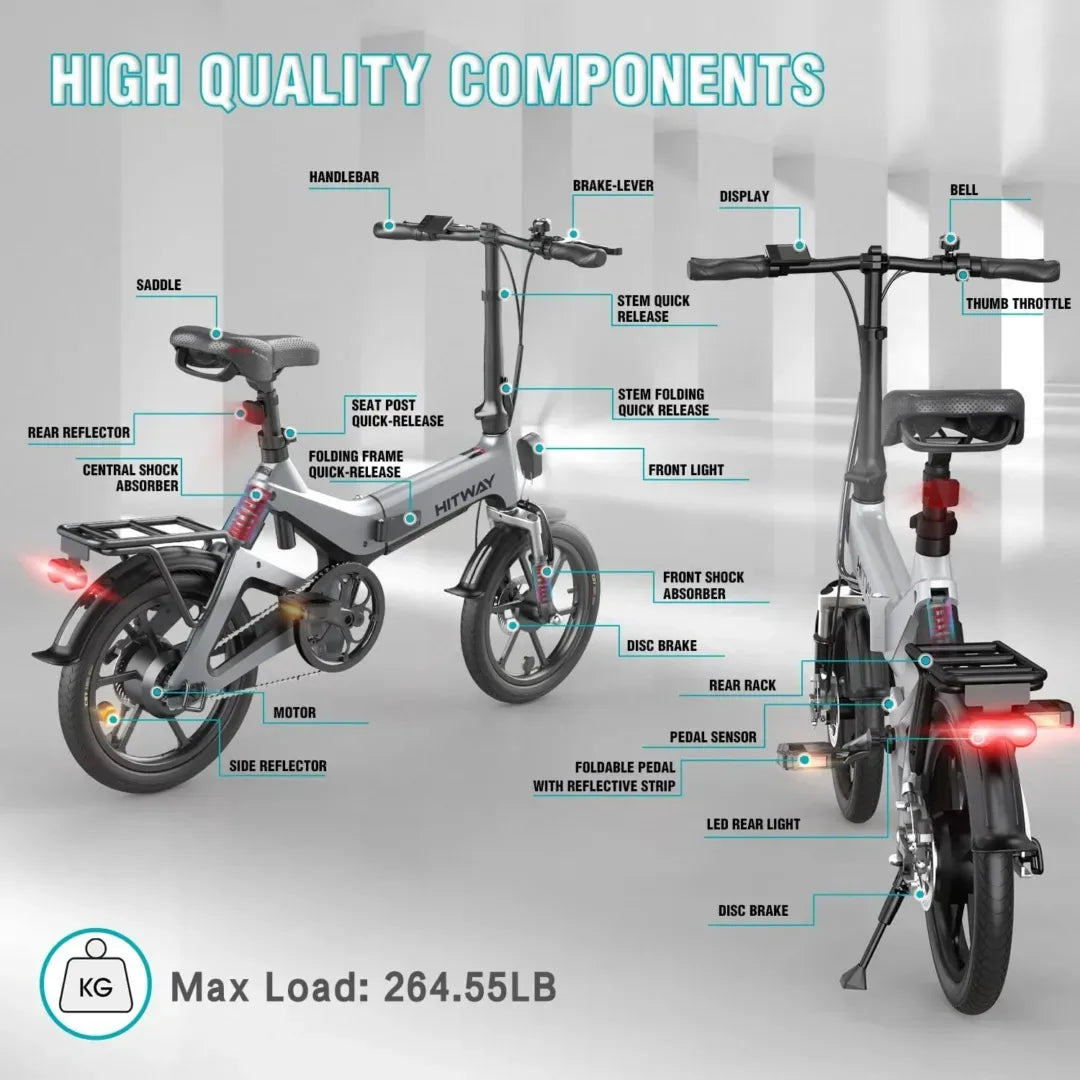 HITWAY BK2 Electric Folding Bike 350W 36v