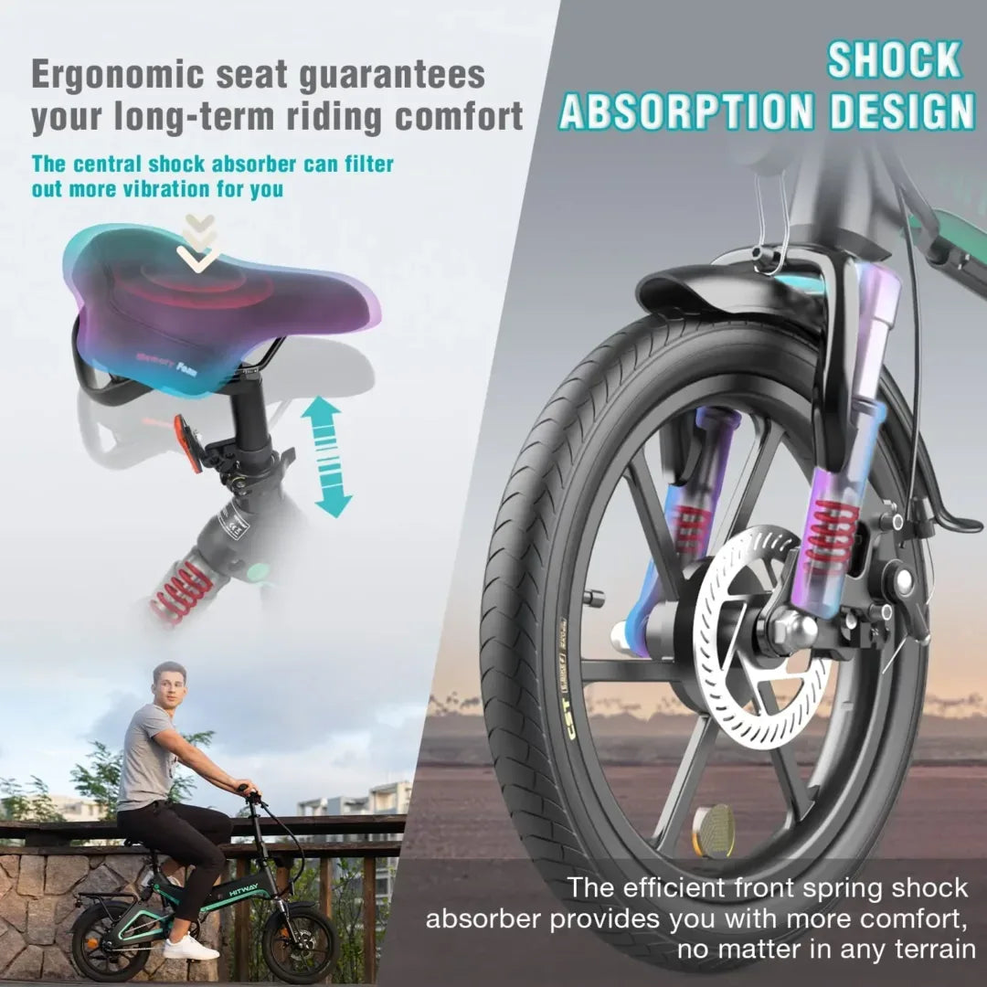 HITWAY BK2 Electric Folding Bike 350W 36v