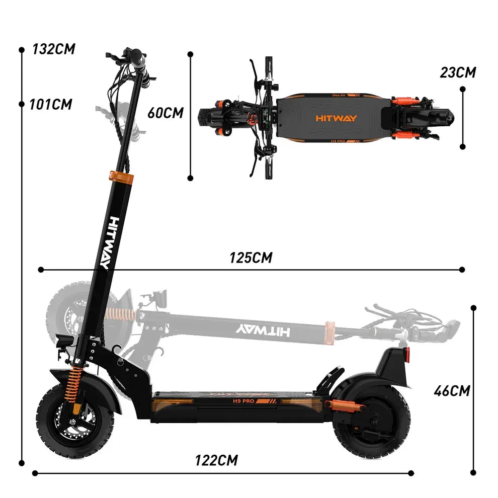 HITWAY H9 & H9 Pro E-Scooter 500 W