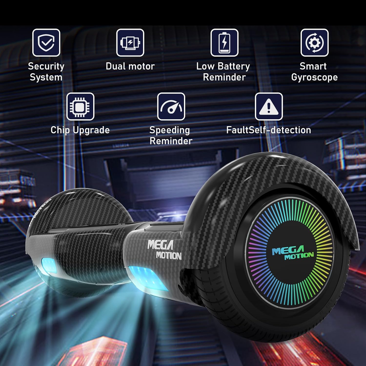 Mega Motion A03 6.5inch hoverboards+ Hovercart