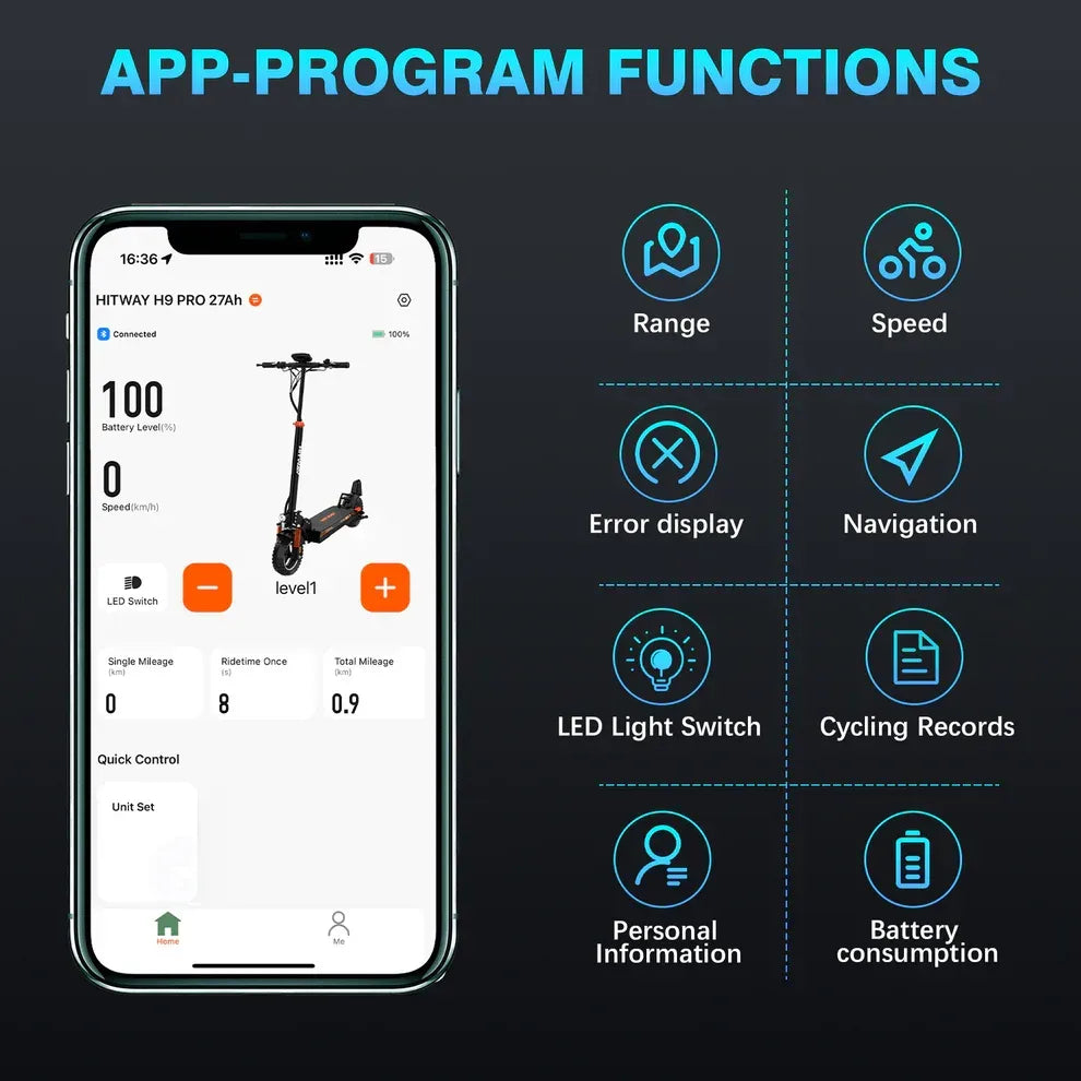HITWAY H9 & H9 Pro E-Scooter 500 W