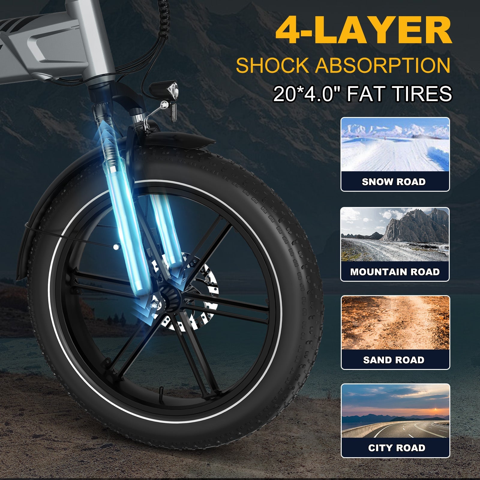 Hitway BK36 Folding Electric Bike 500W