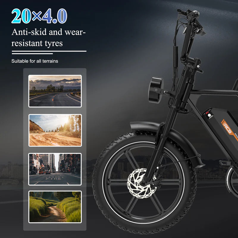 Vélo électrique RCB G19 pour adultes 750 W 48 V
