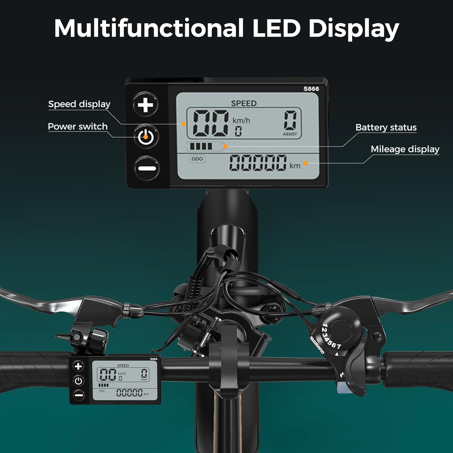 Vélo électrique pliable à gros pneus HITWAY BK11 36 V, 350 W