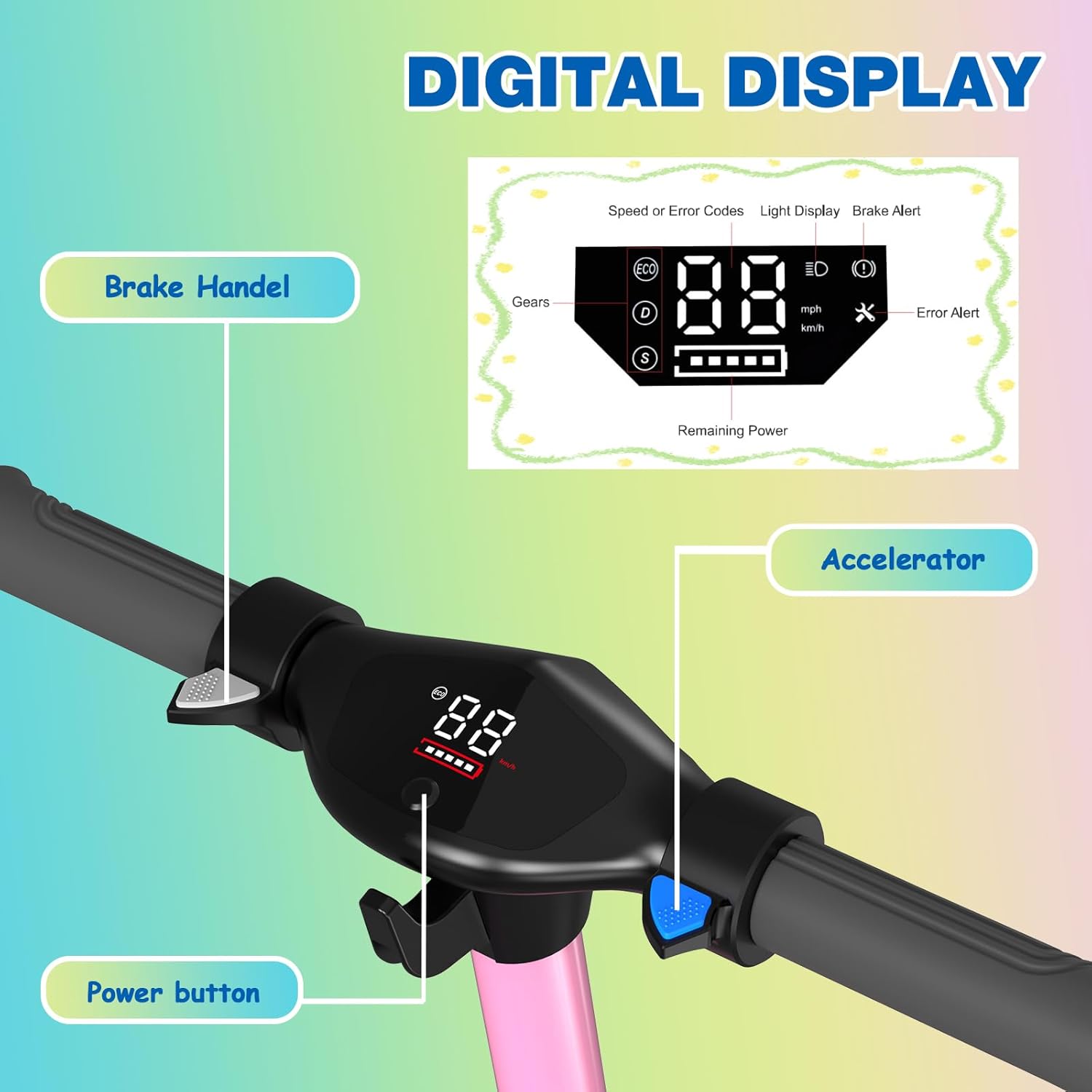 RCB R12 Electric Scooter for Children 130W