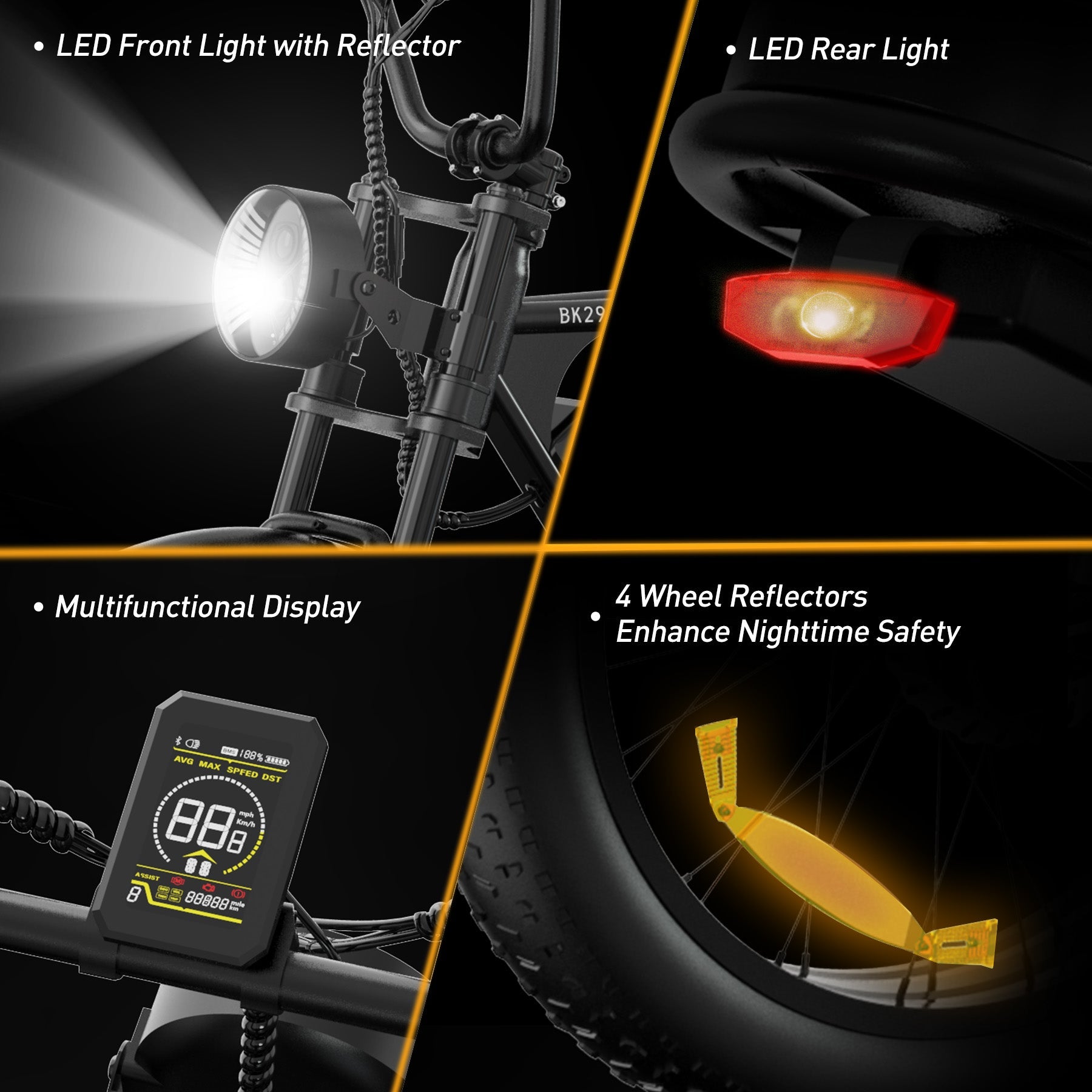 Hitway BK29 Electric Bike 48V, 500W
