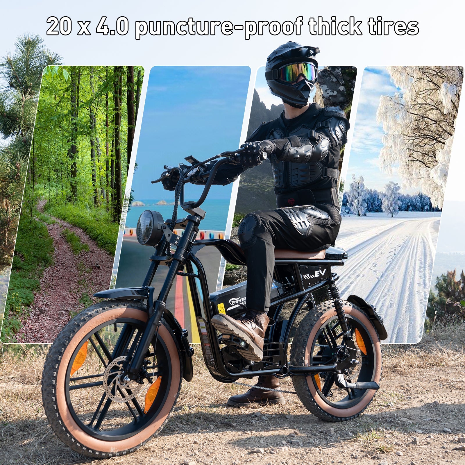 Evercross EK30 Electric Fat Tyre E-Bike for Adults