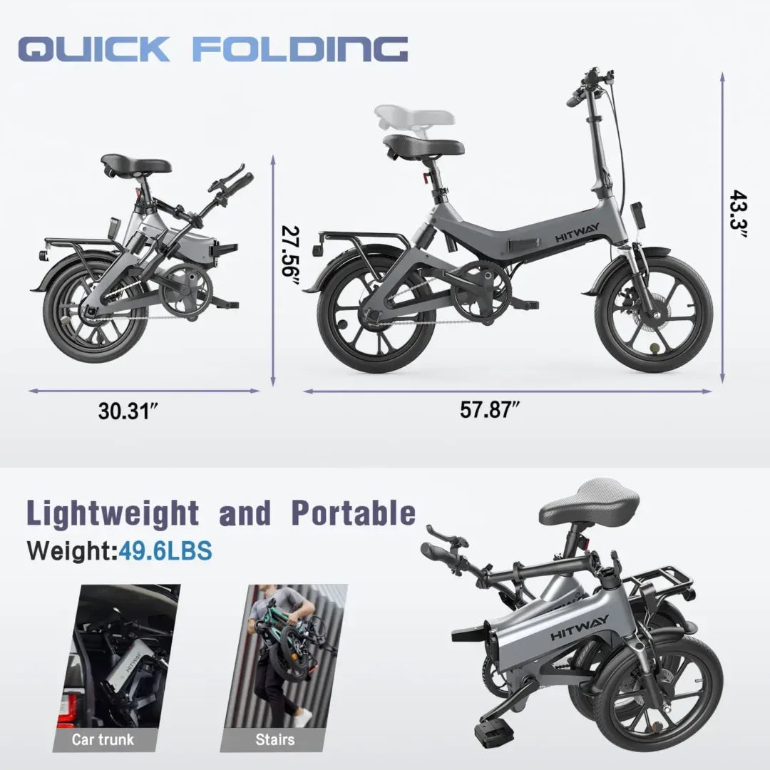 HITWAY BK2 Electric Folding Bike 350W 36v
