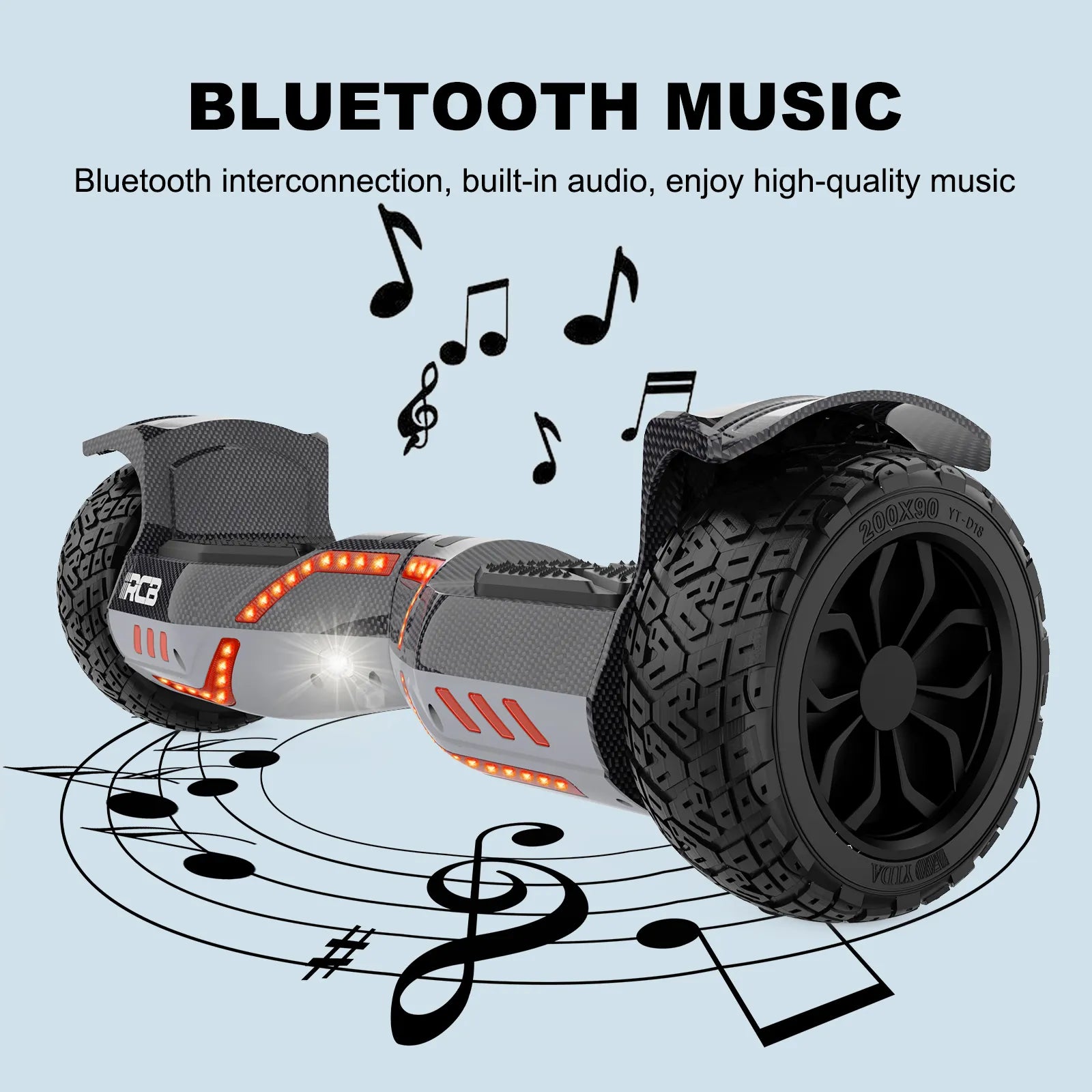 RCB RH3 Self Balance Electric Hoverboards 8.5 Inches