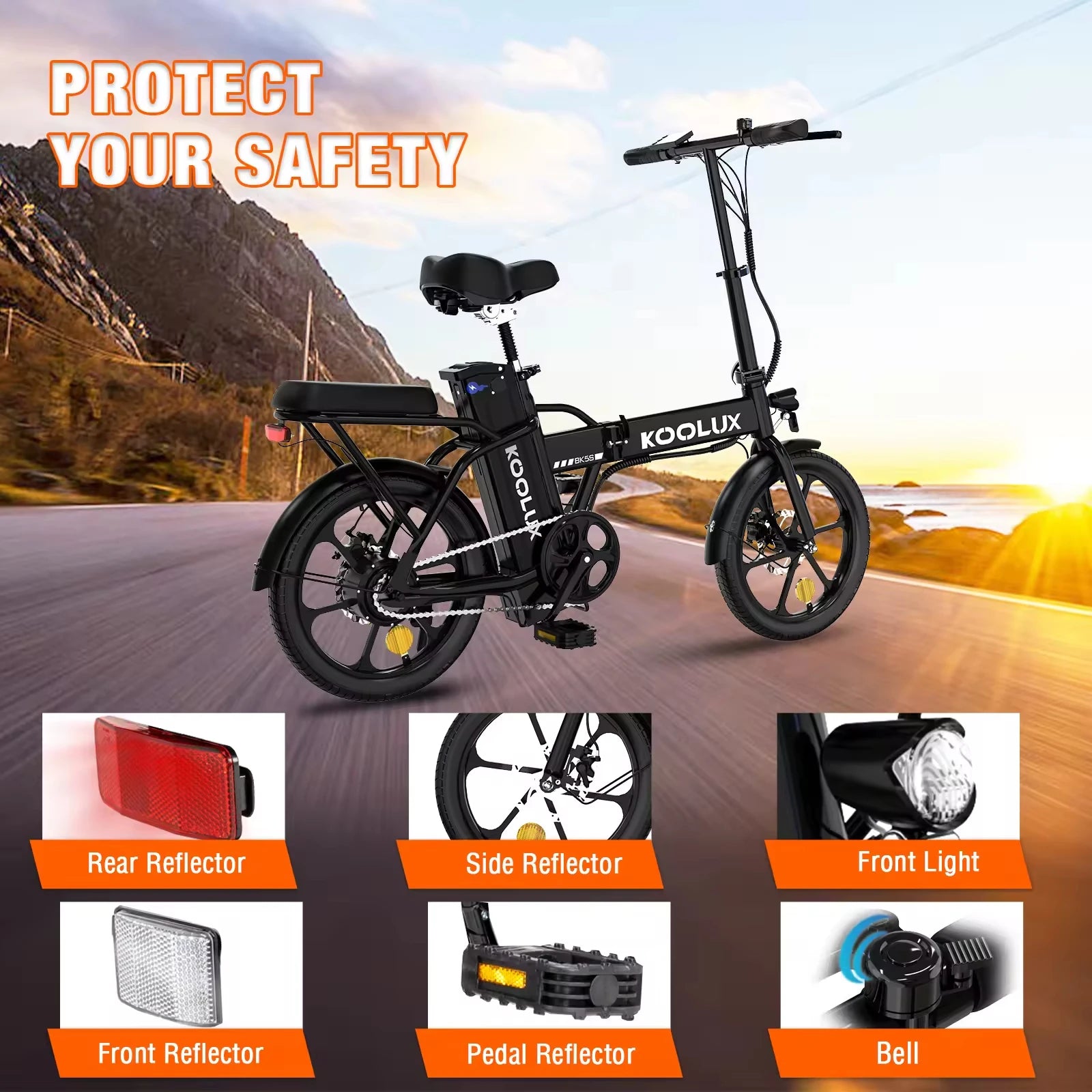 KOOLUX BK5S Folding E-bike 350W
