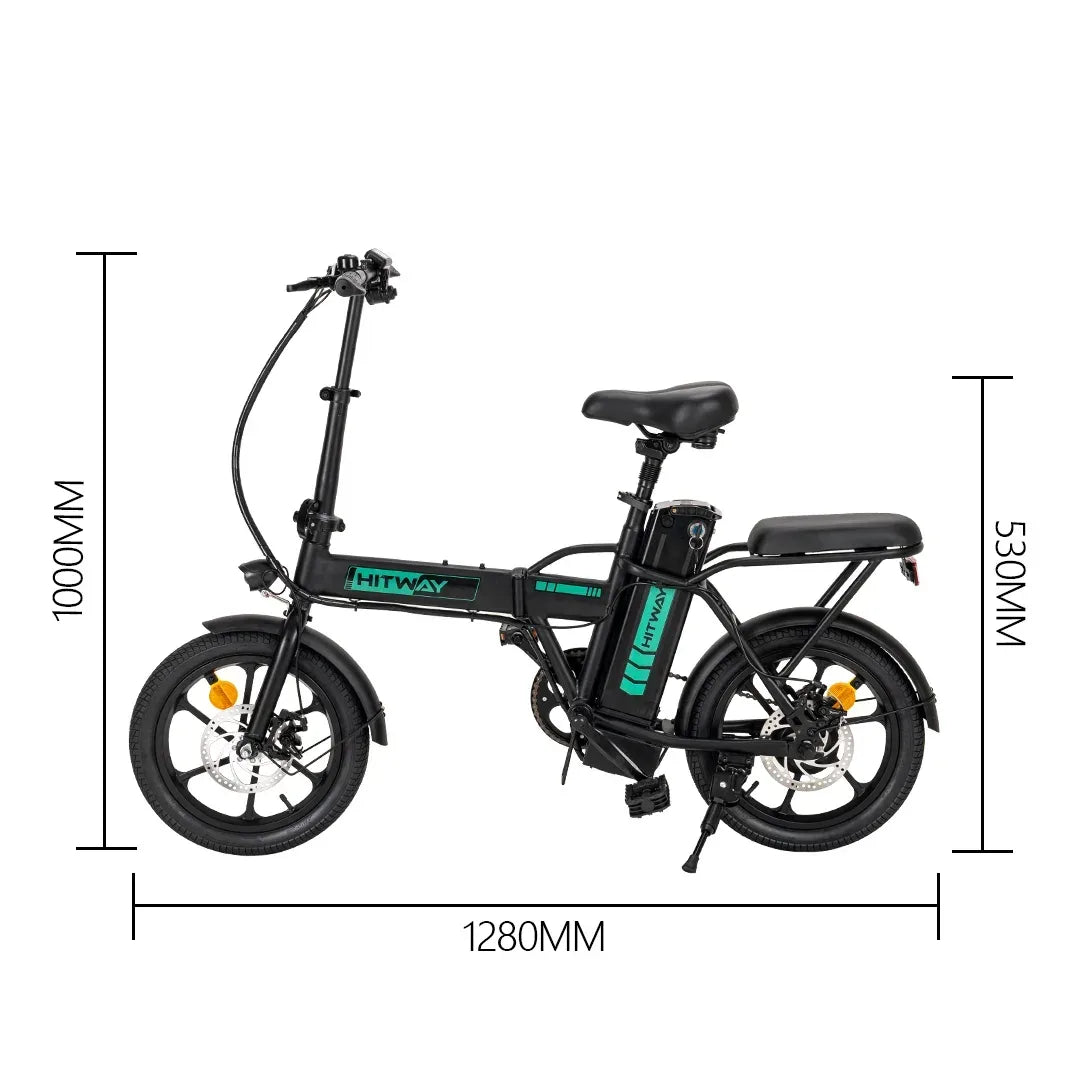 Vélo électrique pliable HITWAY BK5S 250 W 350 W
