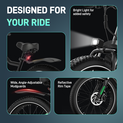 HITWAY BK9S ELECTRIC FAT TYRE MOUNTAIN BIKE