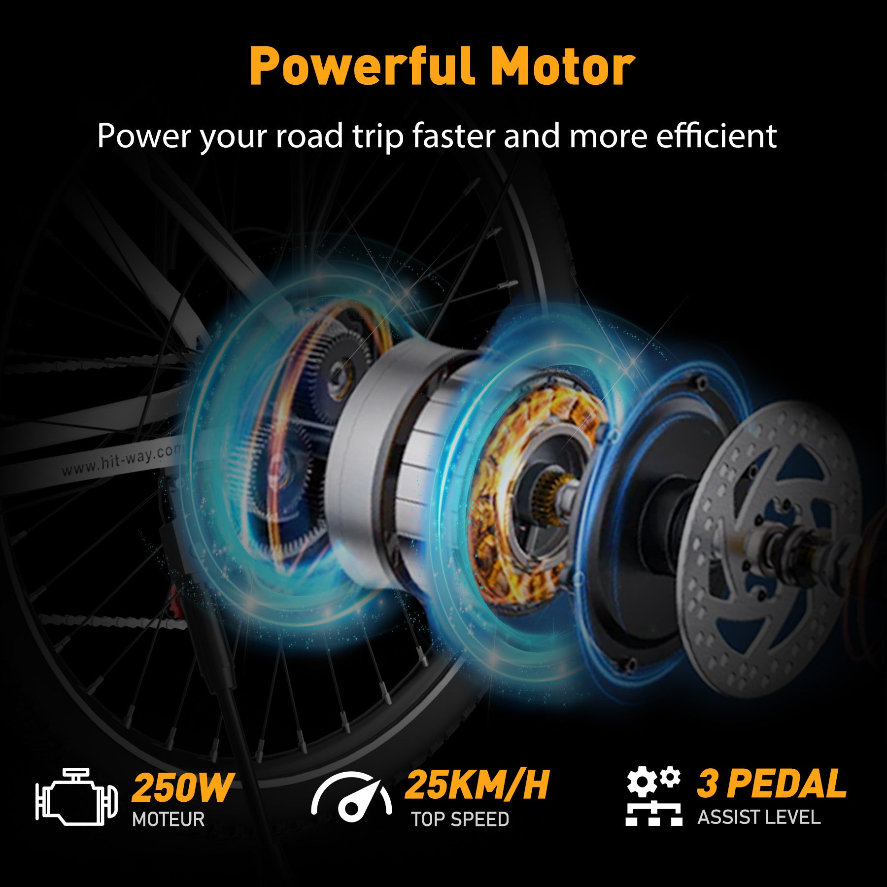 Hitway BK27 Electric Bike 350W