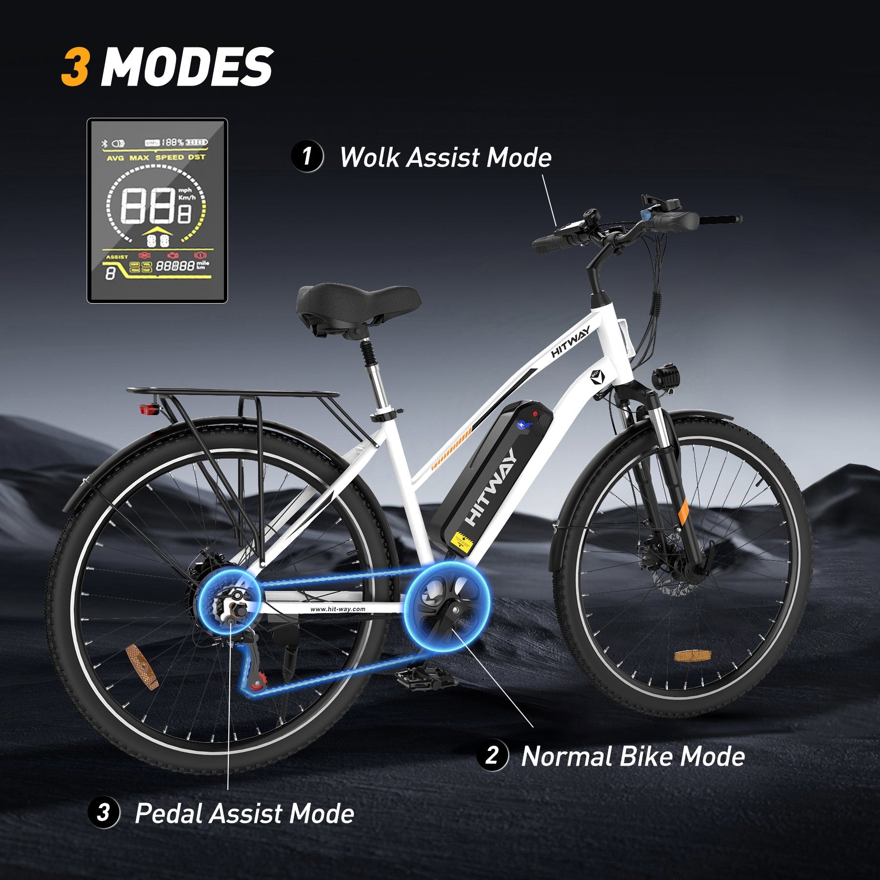 Hitway BK27 Electric Bike 350W