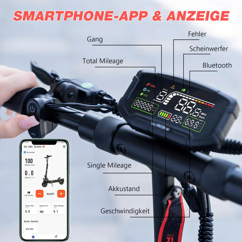 Trottinette électrique RCB D5 PRO ABE 500 W