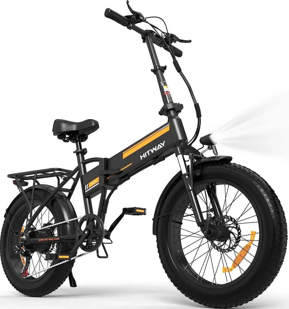 Hitway BK10 Folding Electric Bike, 90 Km Range